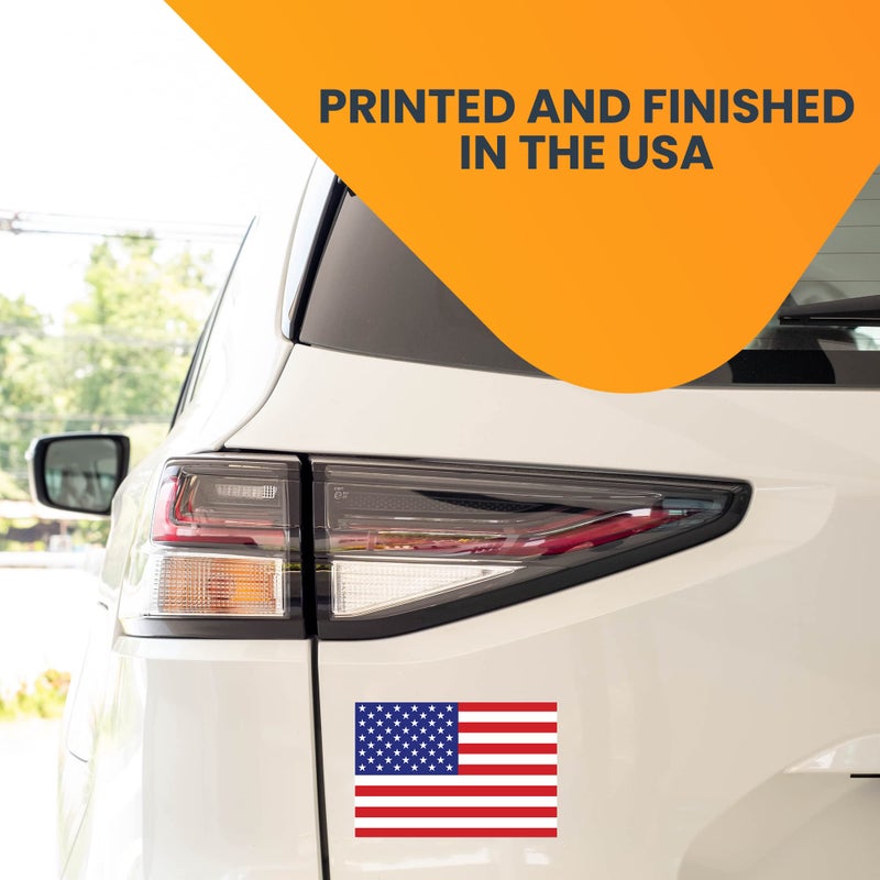 Magnet Me Up American Flag - Heavy Duty Magnetic American Flag (Red, White & Blue - 4" x 6") Demonstrate Your Love for Your Country USA Magnet Flags for Cars, Trucks, Refrigerators and Other Surfaces - Image 3